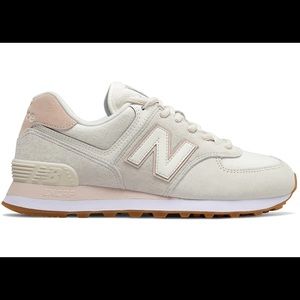 New Balance 574 sneakers rare off white + pink